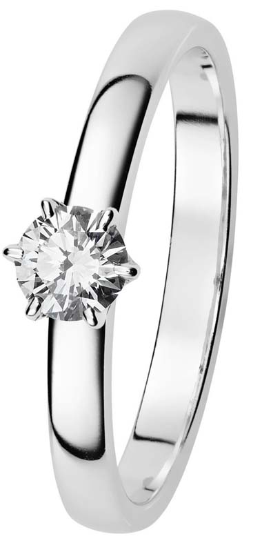 Kohinoor Leonora timanttisormus 034-248V-30 - Solitaire sormukset - 034-248V-30-155 - 1
