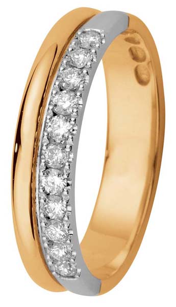 Kohinoor Madeleine timanttisormus 033-216-22 - Rivitimanttisormukset - 033-216-22-155 - 1