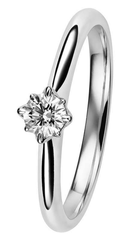 Kohinoor Rosa timanttisormus 033-260V-18 - Solitaire sormukset - 033-260V-18-155 - 1