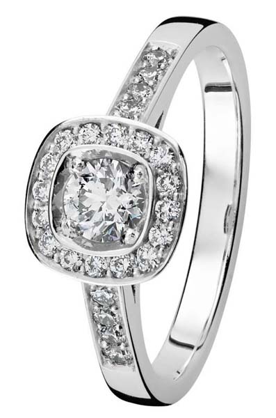 Kohinoor Stella Timanttisormus 933-240V-56B4 - Halosormukset - 933-240V-56B4-155 - 1