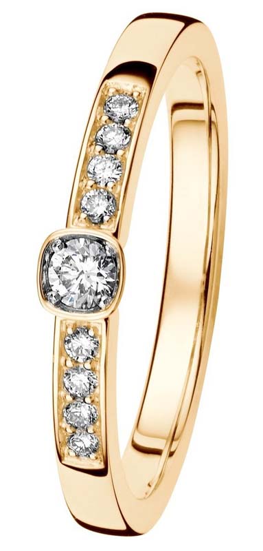 Kohinoor Stella timanttisormus 033-240-15 - Sivukivisormukset - 033-240-15-155 - 1