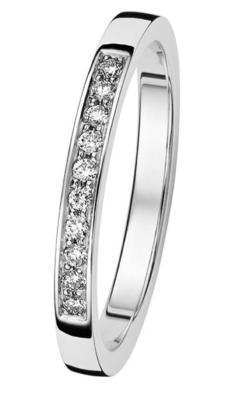 Kohinoor Stella timanttisormus 033-240V-10 - Rivitimanttisormukset - 033-240V-10-155 - 1