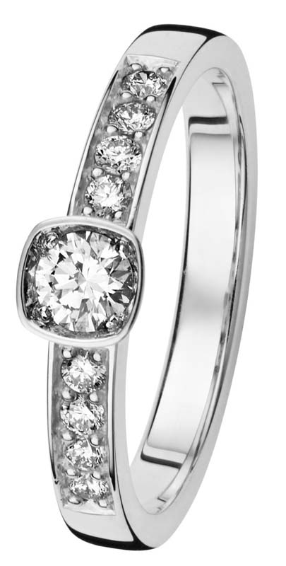 Kohinoor Stella timanttisormus 033-240V-35 - Sivukivisormukset - 033-240V-35-155 - 1