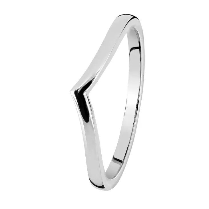 Kohinoor Tia syleilijä valkokultainen sormus 013-405V - Valkokultasormukset - 013-405V-155 - 1