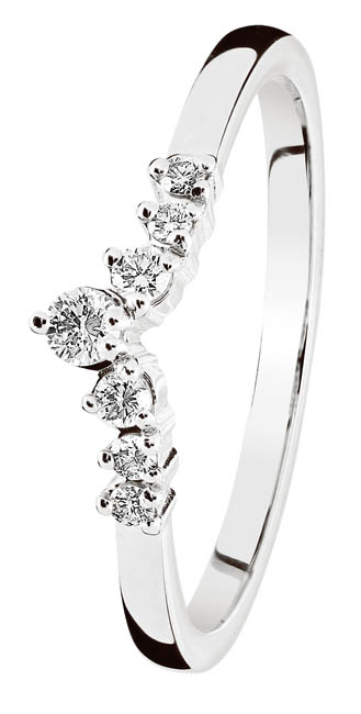 Kohinoor Tia timanttisormus 033-405V-14 - Sivukivisormukset - 033-405V-14-175 - 1