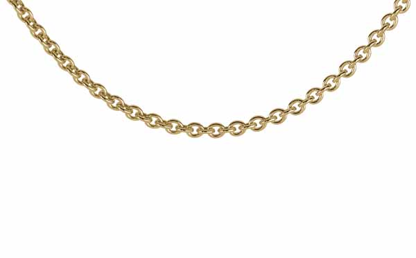 Kohinoor keltakultainen ankkuriketju 223-522-45 - Kultakorut - 223-522-45 - 1