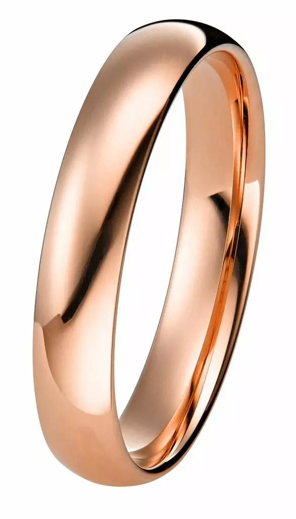 Kohinoor kihlasormus punakulta 4 mm 003-602P - Punakultasormukset - 003-602P-185 - 1