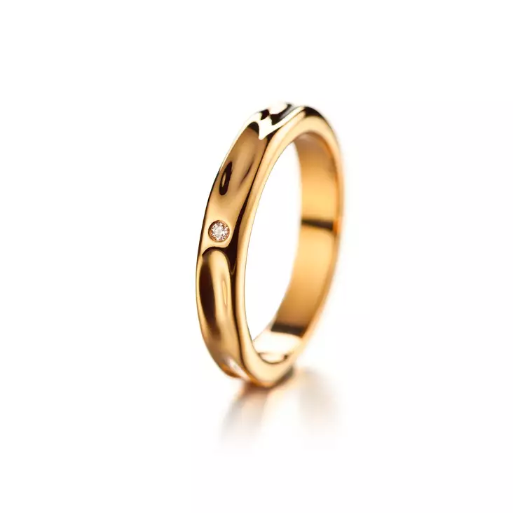 Lumoava Hunaja timanttisormus 0,03 ct 724900000 - Solitaire sormukset - 724930155 - 1