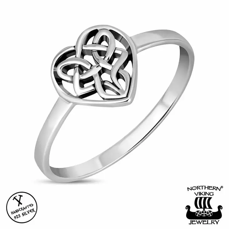 Northern Viking Jewelry Celtic Heart hopeasormus - Hopeasormukset - NVJ-H-SO023-165 - 1