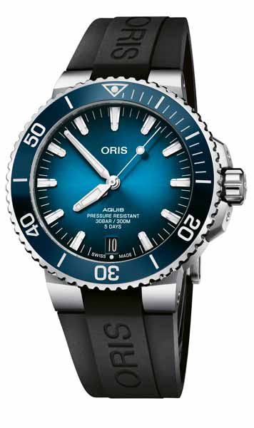 Oris Aquis Date Calibre 400 01 400 7763 4135-07 4 24 74EB - Oris miesten rannekellot - 7612611033525 - 1