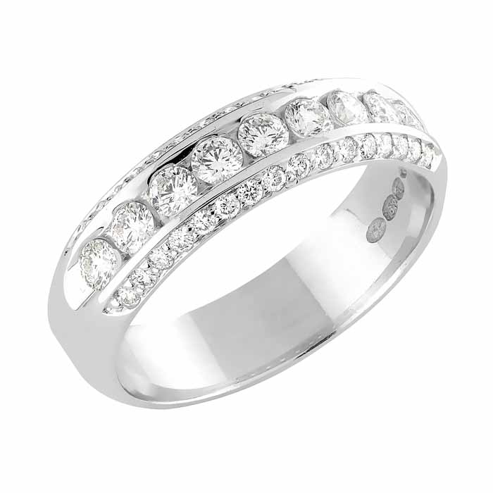 Sandberg Kassiopeia II V-115w 0,78ct - Rivitimanttisormukset - V-115w-155 - 1