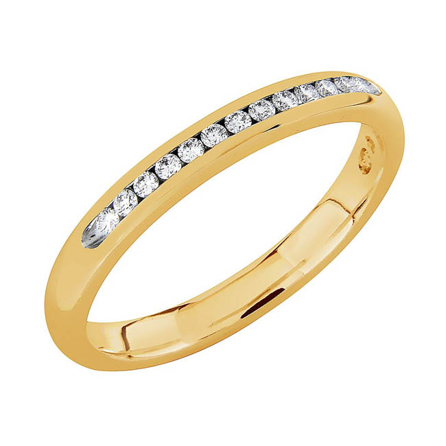 Sandberg Kassiopeia Timanttisormus M-47 0,10 ct - Rivitimanttisormukset - M-47-155 - 1