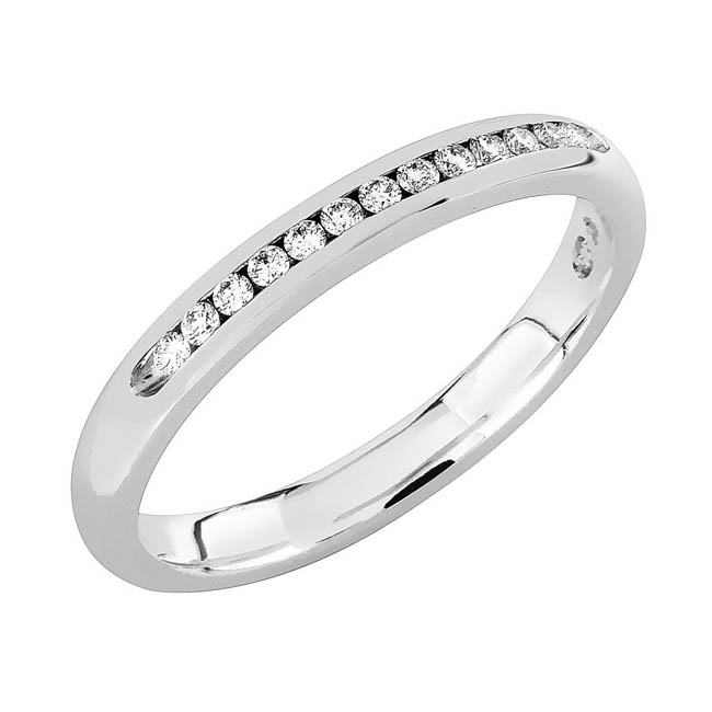 Sandberg Kassiopeia Timanttisormus M-47w 0,10 ct - Rivitimanttisormukset - M-47w-155 - 1