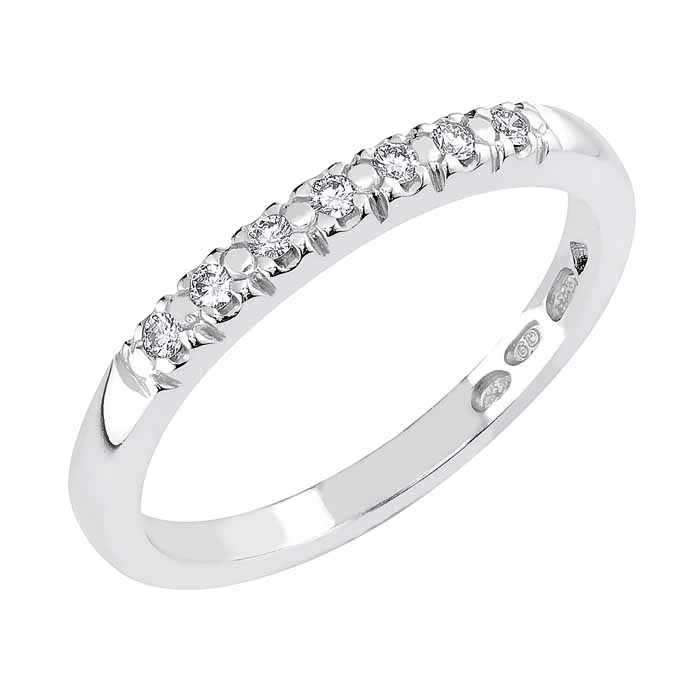 Sandberg M-152w Merivirta 0,08ct - Rivitimanttisormukset - M-152w-155 - 1