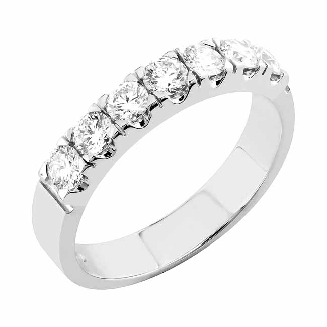 Sandberg Myötätuuli timanttisormus K-270w 0,70 ct - Rivitimanttisormukset - K-270w-18K-175 - 1