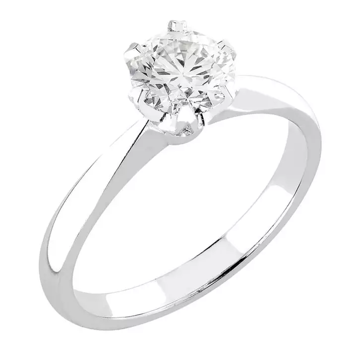 Sandberg Onnenlähde Timanttisormus K-2Bw 0,71 ct - Solitaire sormukset - K-2Bw-071-175 - 1