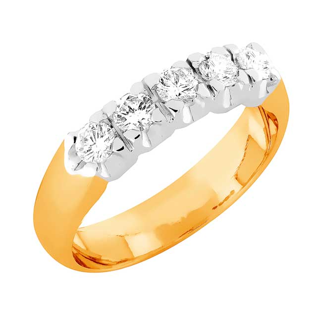 Sandberg Tähtisumu Timanttisormus T-9-5 0,56 ct - Rivitimanttisormukset - T-9-5-175 - 1
