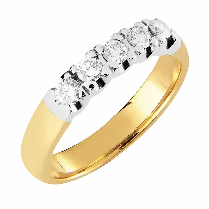 Sandberg Tähtisumu timanttisormus 0,35 ct T-139-5 - Rivitimanttisormukset - T-139-5 - 1