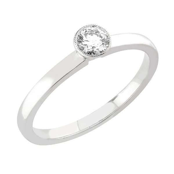 Sandberg V-119w Suvituuli 0,24ct 17,5 mm / 18k - Solitaire sormukset - V-119w-175 - 2