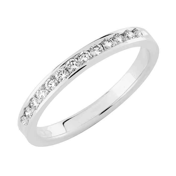 Sandberg V-210w Kassiopeia I 0,24ct - Rivitimanttisormukset - V-210w-155 - 1