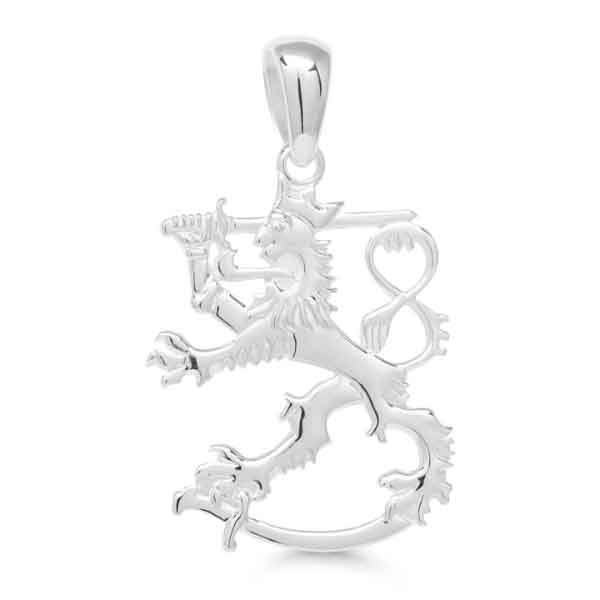 Suomileijona hopeariipus 35 mm - Hopeakorut - SLR-35 - 1