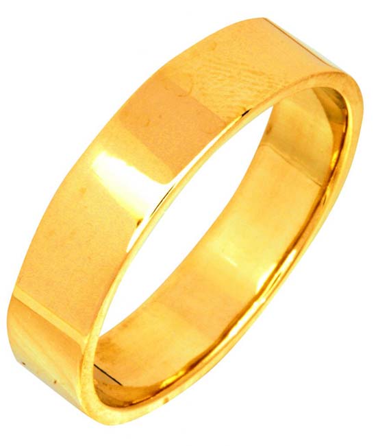 Top Gold Kihlasormus flakka keltakulta 6 mm - Keltakultasormukset - 3546-205 - 1