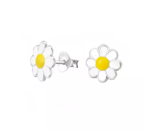 Hopeakorvakorut päivänkakkara - Hopeakorut - HME095 - 1