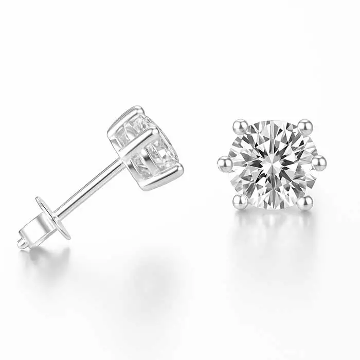 Zirkoniakorvakorut hopeaa 2,5 - 8 mm - Hopeakorut - HME-52-HO-25 - 1