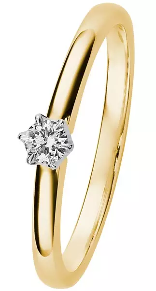 Kohinoor Iris Timanttisormus 033-416-10 - Solitaire sormukset - 033-416-10-155 - 1