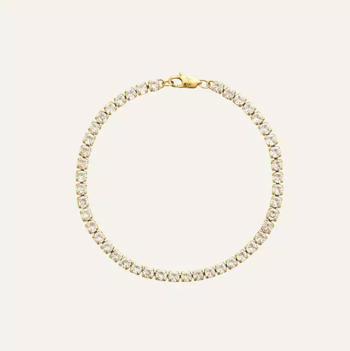 Mockberg Shiny Tennis Bracelet MB0035 - Teräskorut - MB0035 - 1