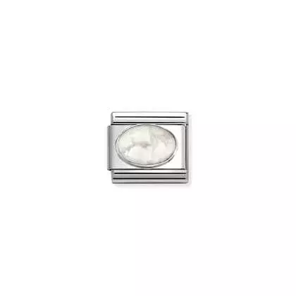 Nomination Classic Silvershine Howliitti-kivi matta - Muotikorut - 33051045 - 1