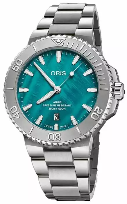 Oris Aquis Date New York Harbor Limited Edition II - Oris miesten rannekellot - 7612611040585 - 1