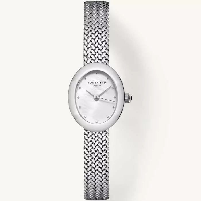 Rosefield Mini Oval Silver MWSMS-M05 - Rosefield naisten kellot - MWSMS-M05 - 1