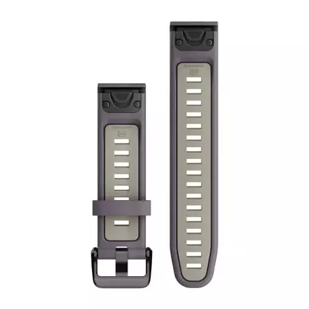 Garmin QuickFit 20 mm silikoniranneke punavieoletti/hiekka 010-13279-06 - Garmin rannekkeet - 010-13279-06 - 2