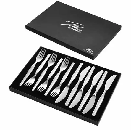 Tapio Wirkkala Tapio jälkiruoka-aterimet teräs 318-132-6 - Tarjoiluastiat ja aterimet - 318-132-6 - 2