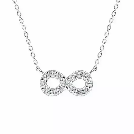 Hopeakaulakoru Infinity-symbolilla - Hopeakorut - HMN176 - 1