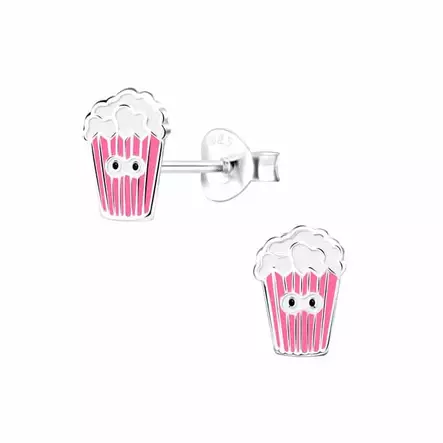 Hopeakorvakorut popcorn pinkki - Hopeakorut - HME1096 - 1