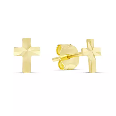 Kultaiset ristikorvakorut K-E5216 - Kultakorut - K-E5216 - 1