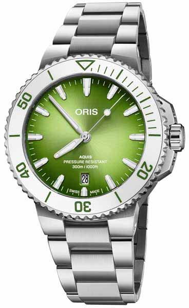 Oris Aquis Date Watermelon 01-733-7787-4137-1 - Oris miesten rannekellot - 7612611036106 - 1