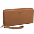 Aarni Clutch-lompakko hirvennahka konjakki/hopea - Lompakot ja korttikotelot - 6430066271146 - 1