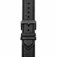 Aarni Hirvennahkainen ranneke 20 mm musta - Kellon rannekkeet - 6430066270736 - 2