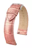 Hirsch Duke Metallic nahkaranneke roosa L - Kellon rannekkeet - 01027122-2-16 - 1
