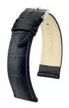 Hirsch Duke nahkaranneke Musta M NQ - Kellon rannekkeet - 01028150NQ-2-16 - 1