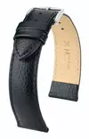 Hirsch Kansas nahkaranneke musta M - Kellon rannekkeet - 01502150-2-16 - 1
