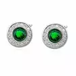 Hopeiset zirkoniakorvakorut 10 mm - Hopeakorut - HME706 - 1