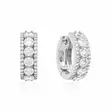 Marmara Sterling hopeiset korvarenkaat kristallit - Hopeakorut - KR826 - 1