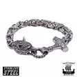 Northern Viking Jewelry Byzantine Thor's Hammer Wolf Head NVJRA016 - Teräskorut - NVJRA016 - 1