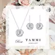 Tammi Jewellery Rose Ruusu korvakorut S4526 - Hopeakorut - S4526 - 2