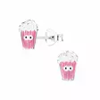 Hopeakorvakorut popcorn pinkki - Hopeakorut - HME1096 - 1