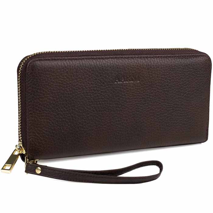 Aarni Clutch-lompakko hirvennahka tummanruskea - Lompakot ja korttikotelot - 6430066271566 - 1